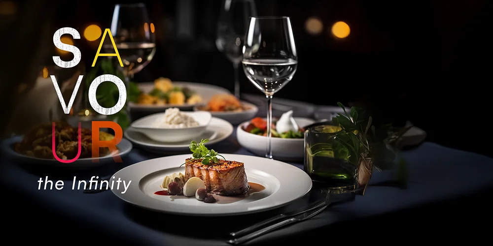 Luxury dining for real estate lifestyle